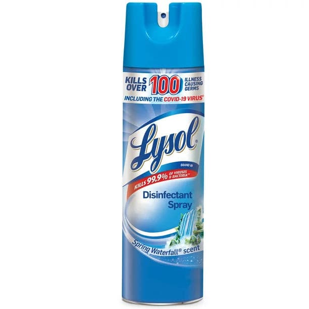 Lysol Disinfectant Spray, Spring Waterfall 12.5 oz.