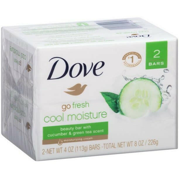 Dove Bar Cool Moist 2 Bars 4 oz.