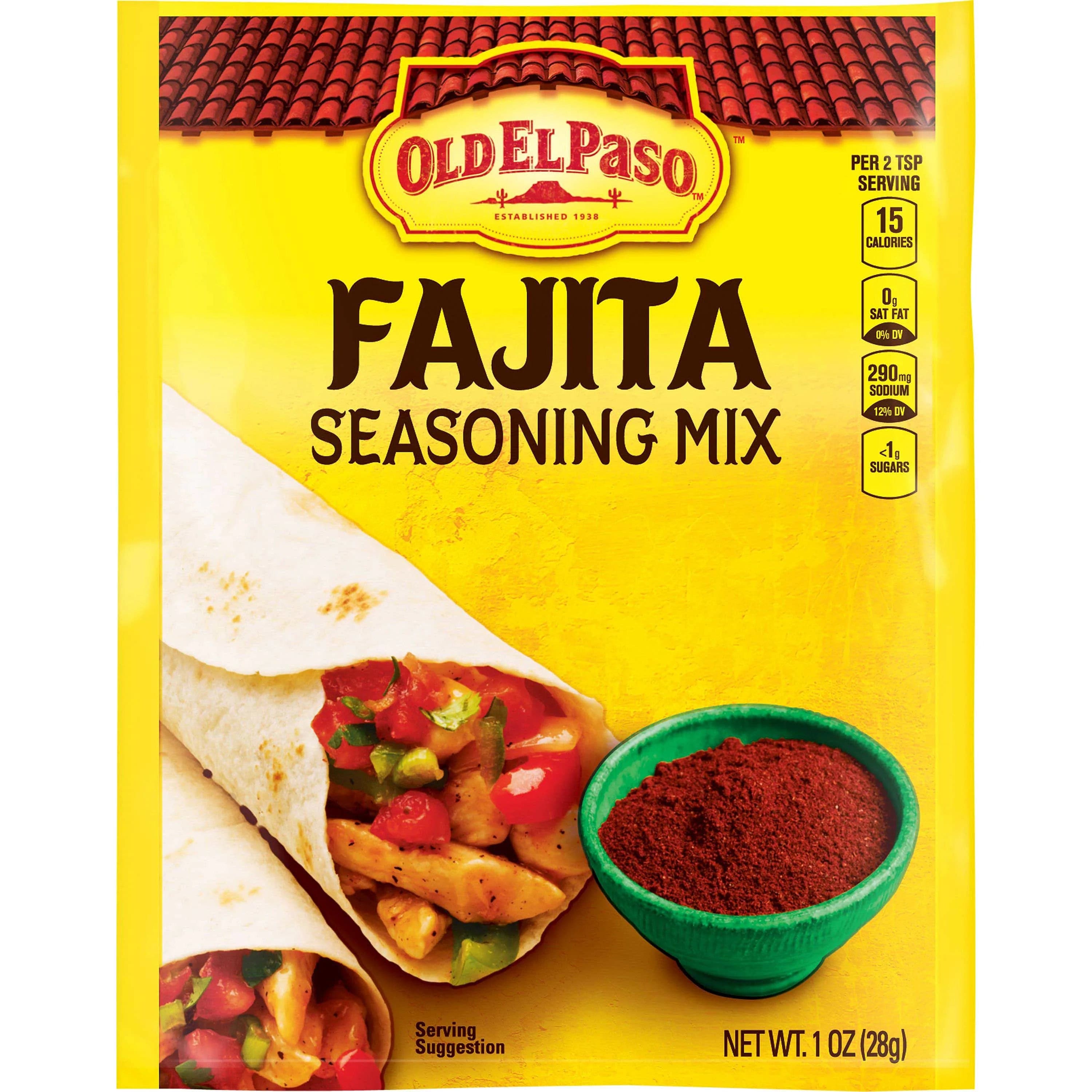Old El Paso Fajitas Original Seasoning 1 OZ.